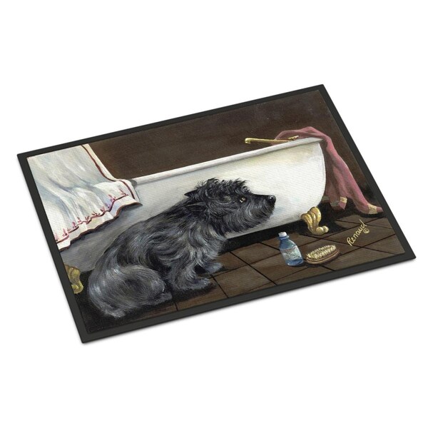 Carolines Treasures 24 x 36 in. Cairn Terrier Bath Time Indoor or Outdoor Mat PPP3250JMAT - main